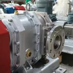 Wear Resistant Rubber Lobe Pump Cast Iron For Chemical Liquid