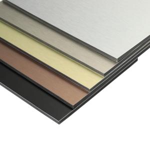 China 20 Years Factory Brushed Aluminum Composite Panel Sheets for Exterior Wall Decoration factory