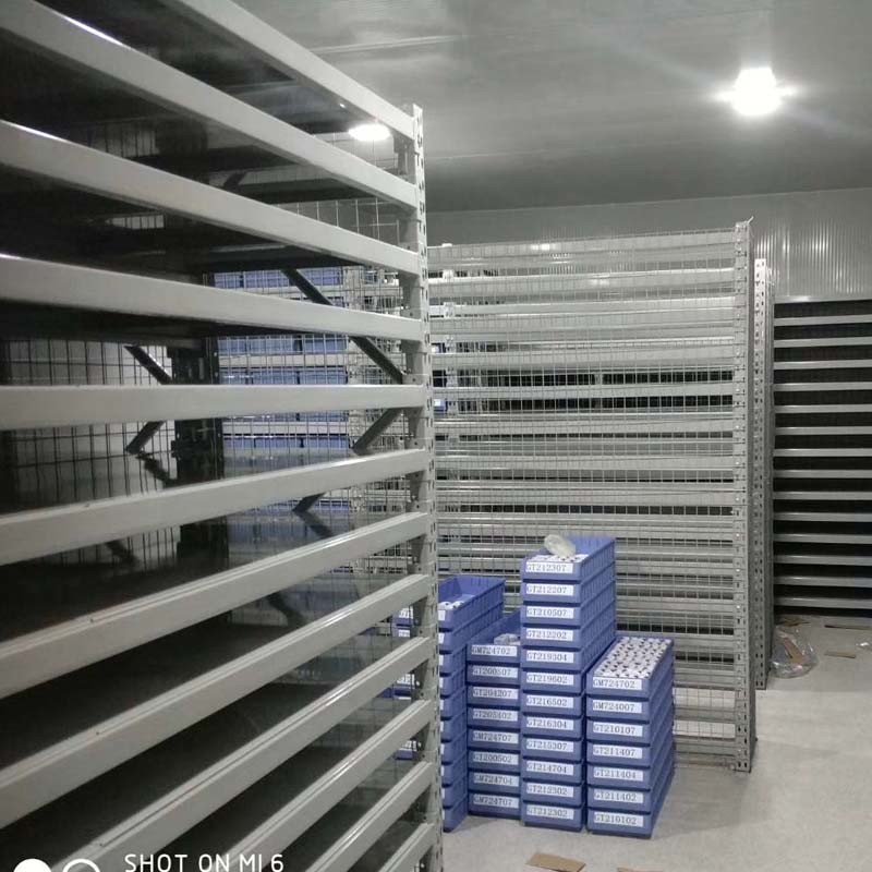 Customizable Powder Coated Boltless Steel Shelving Racks Metal Material