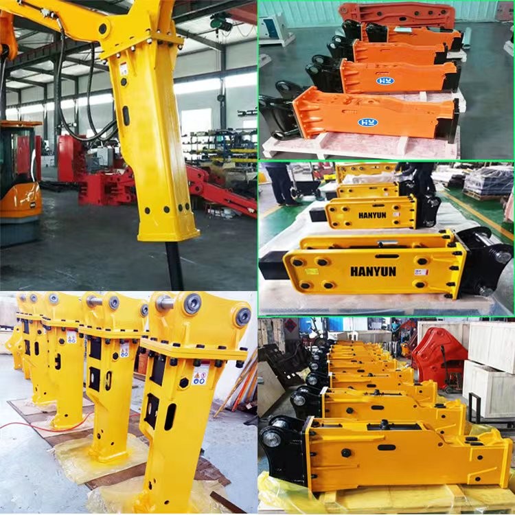 HANYUN Skid Loader Hydraulic Breakers For Demolition High Strength Steel