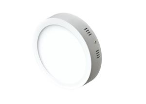 China Round Cool Light LED Slim Panel For Surface Mounted Ceiling High Intensity Aluminum Shell factory