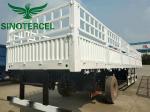 3 Axes Fence Cargo Semi Trailer 40 Ton 40 Foot Semi Trailer