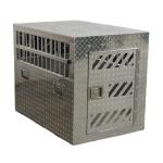 K9 Full Weld Single Aluminum Diamond Plate Hunting Truck Dog Box