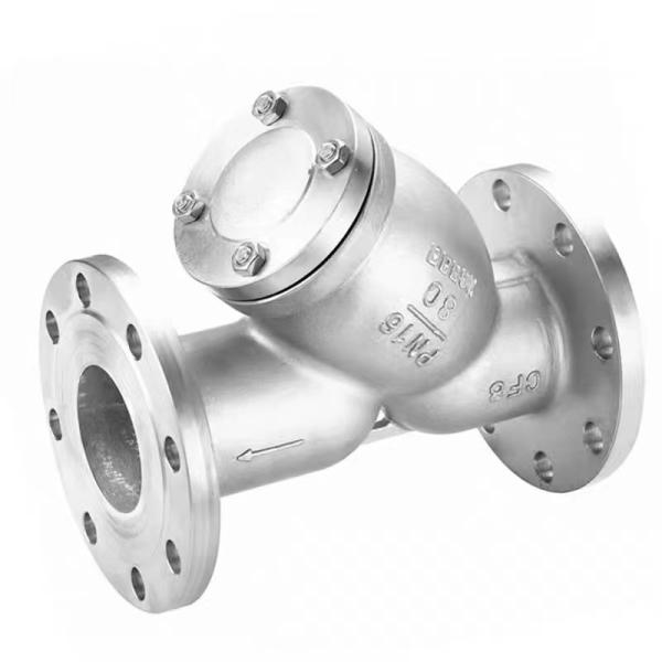 WZ Stainless Steel 304 316 Y-Type Filter Flange Valve for Pipeline Steam