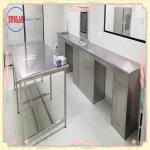Professional Laboratory Benches Furniture Polished Products 1500*750*900MM
