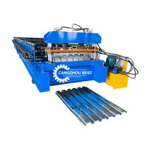 China 14-20 Stations Floor Decking Machine With 75mm Shaft Diameter factory