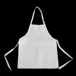 Comfort White Polyester Apron Sublimation Blanks For Adult And Kids Eco Friendly