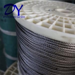 China Ultra Fine Wire Hidden Construction Strong And Beautiful DY Invisible Grille factory