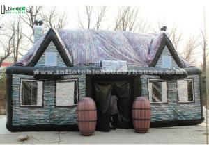 China Custom Made Air Inflatable Tents , Full Printing Inflatable Pub Tent factory