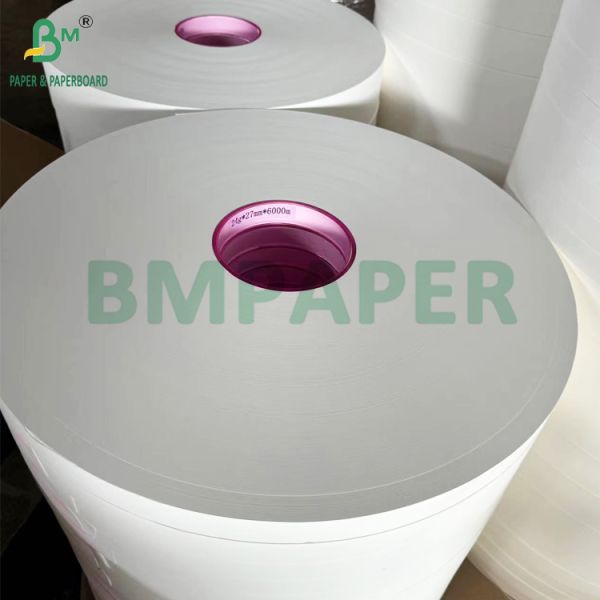 24gsm 28gsm Food Straw Wrapping Paper Biodegradable Eco Friendly 25MM 27MM