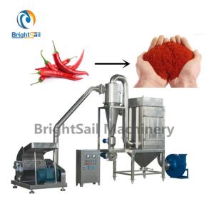 China Red Chilli Powder Making Machine Cumin Pepper Hammer Mill Pulverizer 10 To 40 Mesh factory