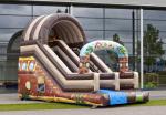 Full Print Attraction Playground Professional Commercial Inflatable Slide For