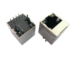 China Vertical RJ45 LAN Jack , RJ45 Single Port IEEE802.3 Standard For Better UTP factory