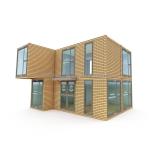 Office Modified Shipping Container for Outdoor Company Steel Modular Double