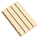 18mm Thickness Wooden Sound Absorption Wall Panel Black Felt Back Finish