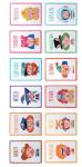 ECO Toddler Wooden Educational Toys Magnetic Funny Face Puzzle Jigsaw For 2