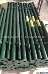 Green Painted Adjustable Telescopic Steel Props 1.7-5.5m Height High Stability
