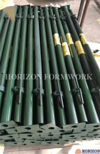 China Green Painted Adjustable Telescopic Steel Props 1.7-5.5m Height High Stability factory