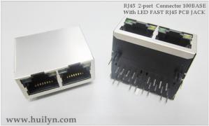 China RJ45 with transformer,1000base RJ45 JACK,1x2 UP （25.4mm） factory