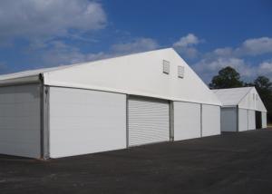 China Temporary Storage Outdoor Warehouse Tent For Military , 30m Width factory