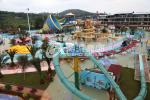 Adventure Magic Loop Fiberglass Water Slides For Outdoor Water Park Games / Body