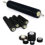 Customized Nylon Cylindrical Industrial Rotating Brush Cleaning Roller