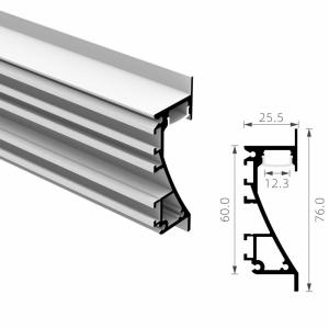 China IP20 Indoor Corner Illumination Aluminum Profile 6063 Alloy Recessed factory