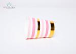 Party / Wedding Decorative Paper Cups , Paper Takeaway Cups Metallic Gold