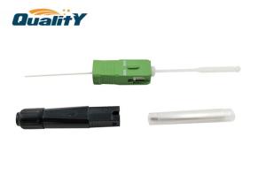 China Quick Assembly SC / APC Optic Fiber Fast Connector Hot Melt Type / Fast Connectors Fiber Optic factory