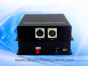 China 1CH BiDi XLR balanced audio over 1 single mode fiber extender to 20~120KM for Professional AV application factory