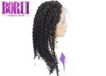 Brazilian Full Lace Human Wigs Deep Curly Breathable No Tangling No Shedding