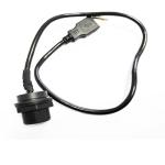 Panel Mount USB RJ45 Waterproof Connector Socket Of Network Crystal Equipment
