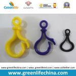 8.5x5.6x0.7mm Big Size Plastic Carabiner Hook Popular Military Colors