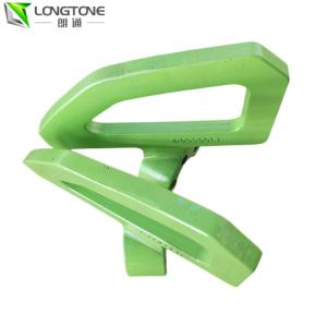 China Hardfacing Layer Schwing Concrete Pump Parts Polishing Concrete Mixing Paddle factory