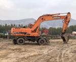 Original Color Used Doosan DH210W-7 Wheel Excavator In Good Condition/Used