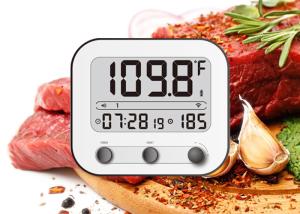 China Rechargeable Wifi Digital Food Thermometer Wireless Control For Grilling factory