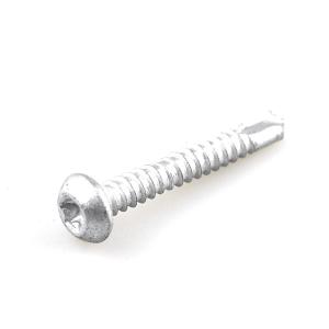 China Sus304 Sus410 Stainless Steel Bimetal Pan Head Torx Self Drilling Screw Ruspert Finish factory