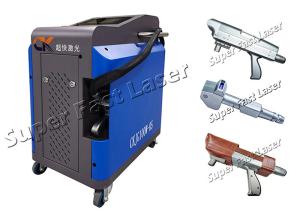 China Handheld Laser Cleaning Machine Clean Laser Rust Remover Energy Saving factory