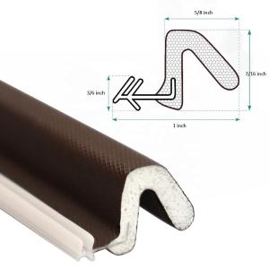 China PU PE PP Skeleton Door Seal Strip for Wood Door Frame Functioning as Sound Insulation factory