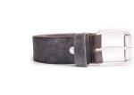 Single Layer Full Grain 3.8cm Jeans Leather Belts For Men