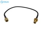 SMA Male To SMA Female Bulkhead RG174 Pigtail RF Coaxial Cable For Antenna