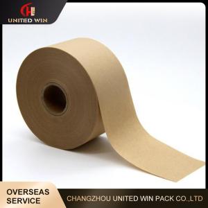 China Environment Friendly Kraft Paper Tape 5.9mils Starch Glue 70G/M2 factory