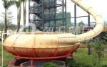 Outdoor Fiberglass Water Slide Games for One Person Per Time , Adult Used in