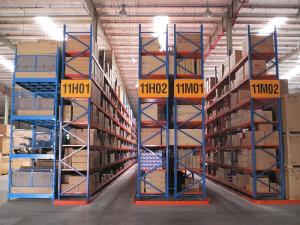 China Industrial Furniture Aluminum Profiles Heavy Duty Storage Racks / Multi Level Selective Racking System factory