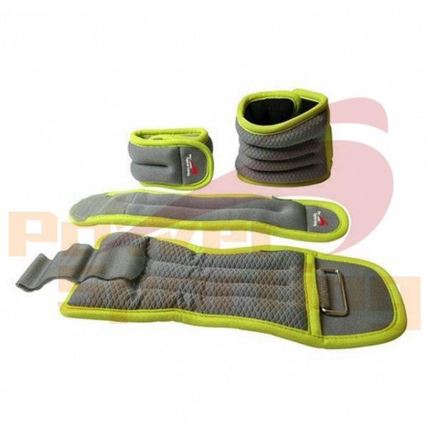 Bodybuilding Fitness Neoprene Wrist and Ankle Weights SET (2LB/pr wrist + 3LB/pr