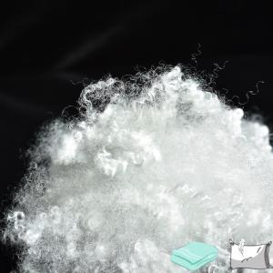 China Ultra Soft Semi Virgin Hollow Conjugated Siliconized Fiber For Blanket Filling factory