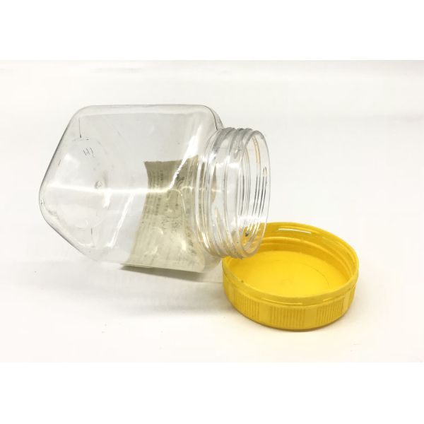 Security Screw Cap Square Plastic Jars For Honey Eco - Friendly