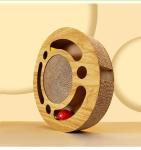 Wooden Cat Toy Ball 5.5*33cm Cute Luxury Style for Interactive Play and