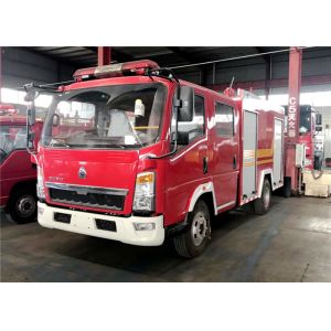 RHD Sinotruk HOWO 4X2 Fire Rescue Truck With YUCHAI Engine
