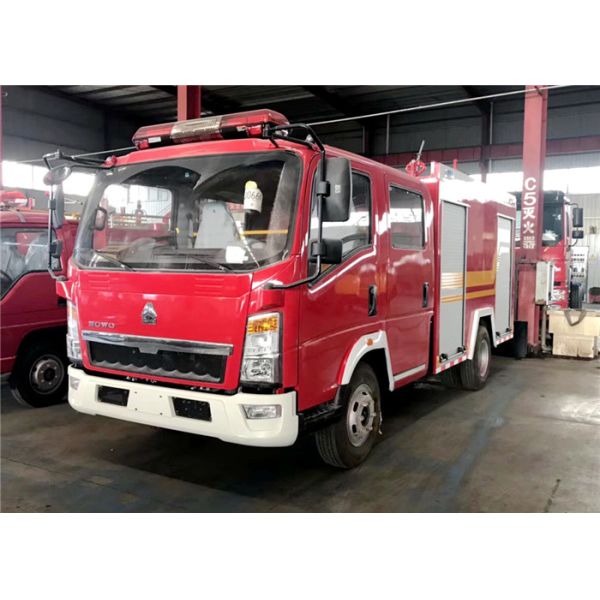 China RHD Sinotruk HOWO 4X2 Fire Rescue Truck With YUCHAI Engine factory